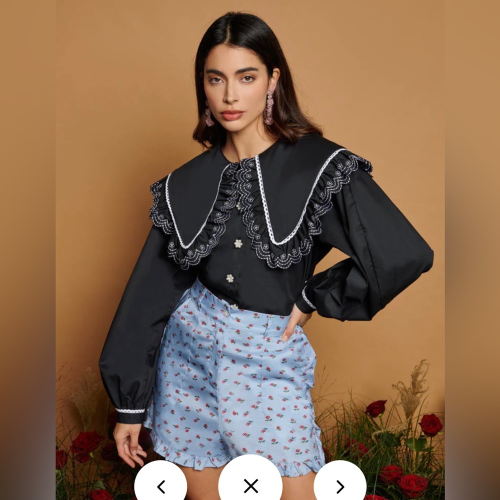 WILL BE DONATING IF NOT BOUGHT SOON  - Coronet Embroidered Blouse